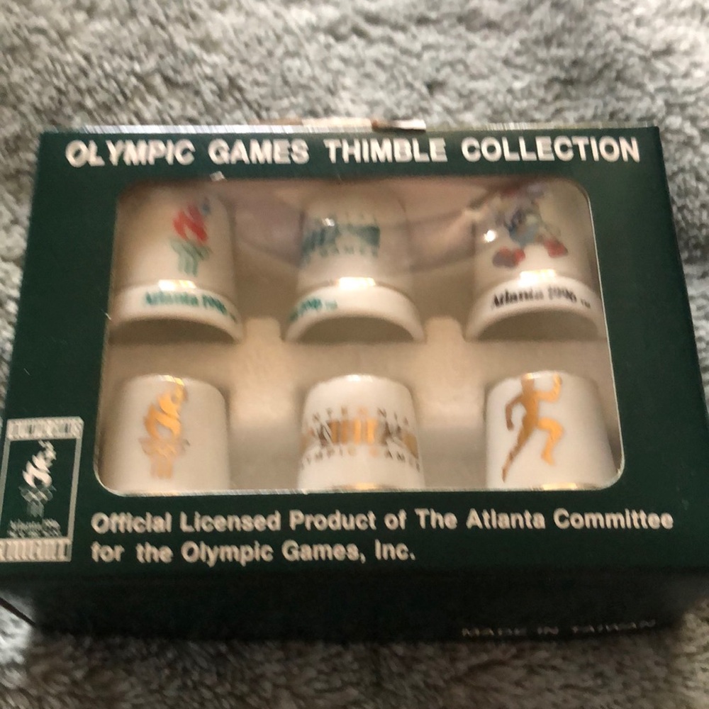 Vintage 1996 Olympic Atlanta game Thimbles 6 never taken out of box